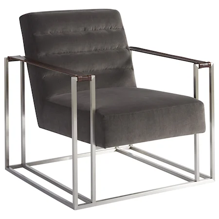 Accent Chair with Metal Frame